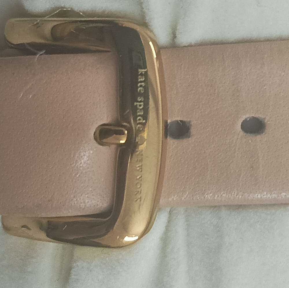 Authentic Kate Spade Gold-Tone And Vachetta Leather Monterey Watch - Picture 5 of 15